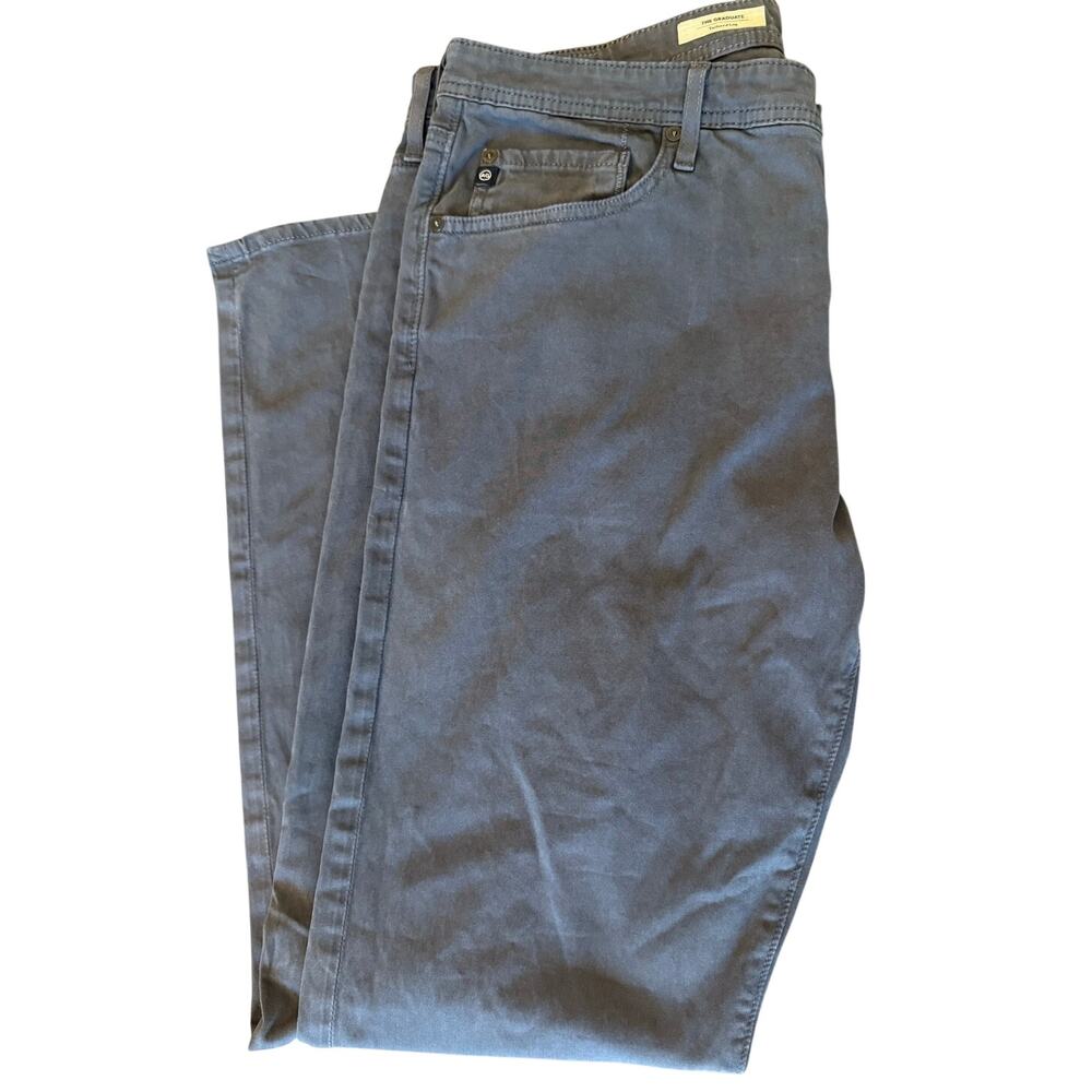 AG Adriano Goldschmied The Graduate Tailored Leg Gray Pants Men 36 x 32